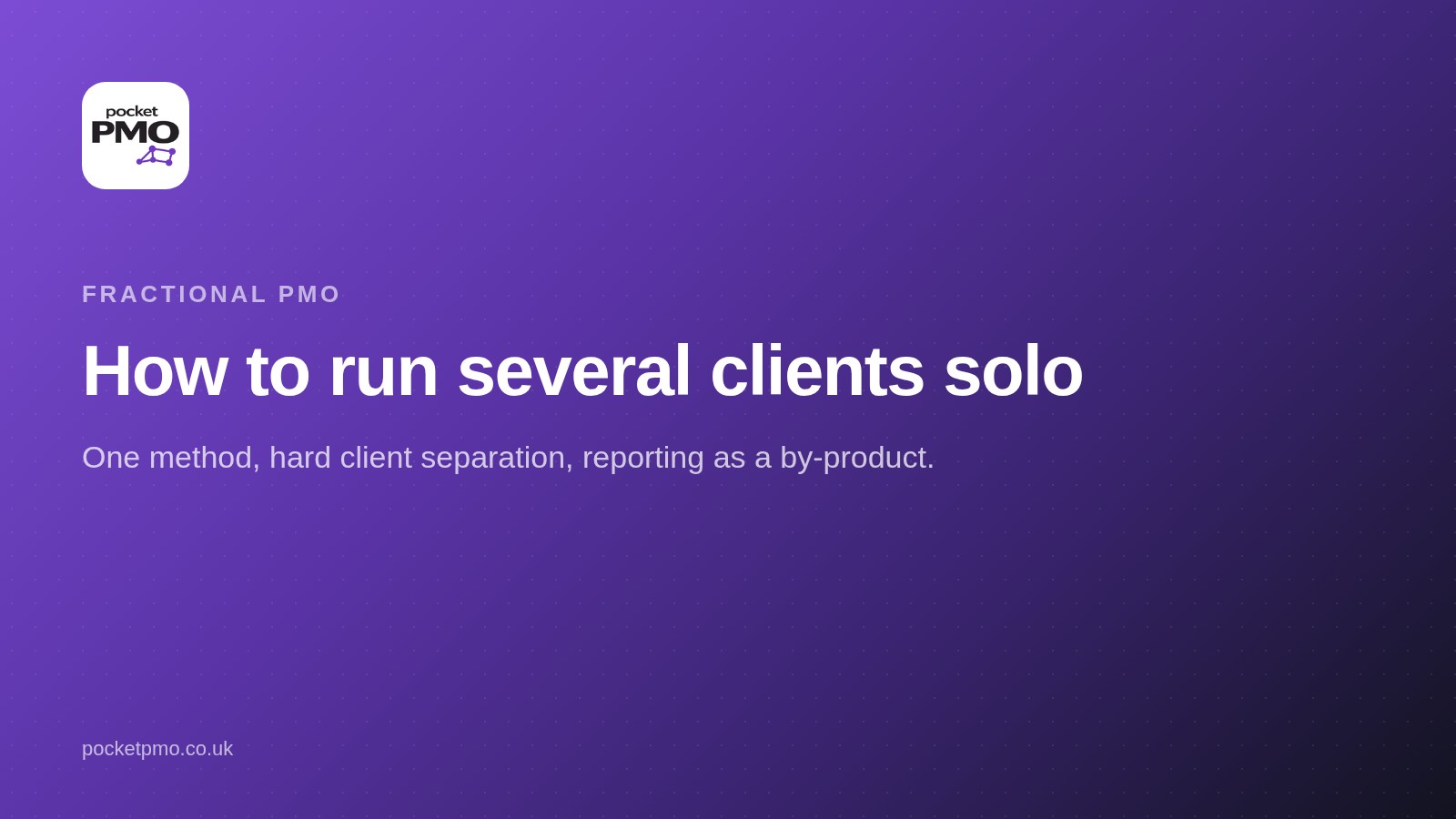 Project management software for consultants